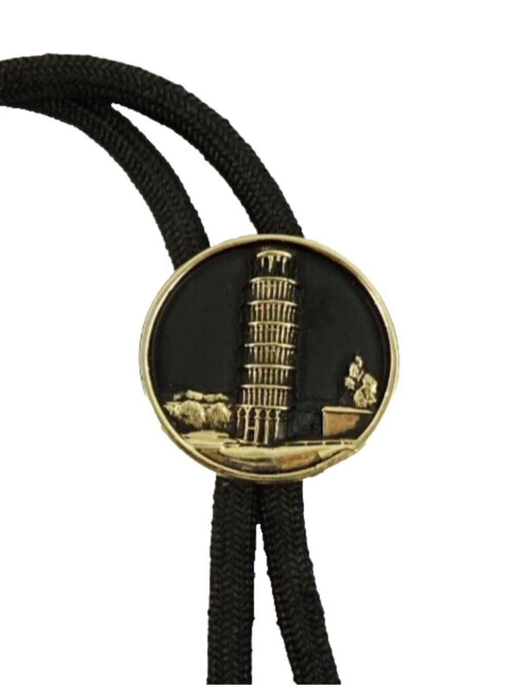 Tower of Pisa Vintage Bolo Tie